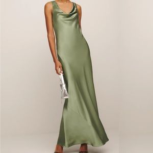 Reformation Annabelle Silk Dress